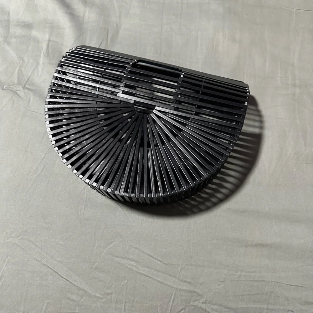 Bamboo Nature Basket Handbag - Picture 8 of 8
